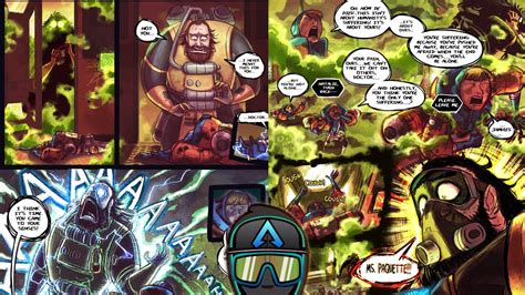 Apex Legends News New Wattson And Caustic Lore Comic From Twitter A