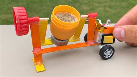 How to Make a Cement Mixer - DIY Realistic Miniature Cement Mixer - YouTube