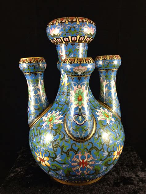Gannons Antiques Antique Chinese Signed CloisonnÉ Enamel Vase Rare
