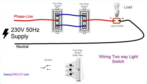 Wiring Diagram For 2 Lights And 2 Switches Two Way Light Switch Diagram