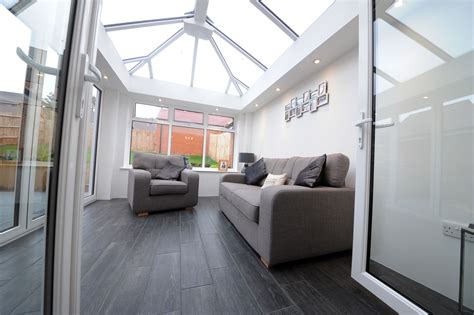 Internal Shot Of Loggia By Ultraframe Orangery Glass Roof Shelter