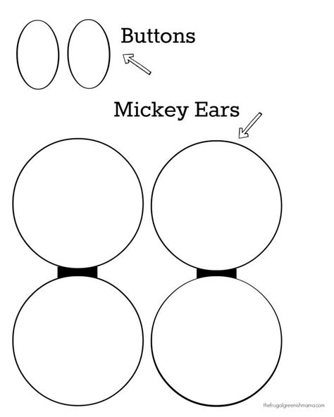 Diy Mickey Ears Template Diy Projects