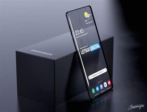 Samsung Galaxy Smartphone With Transparent Display Letsgodigital
