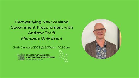 Demystifying New Zealand Government Procurement With Andrew Thrift