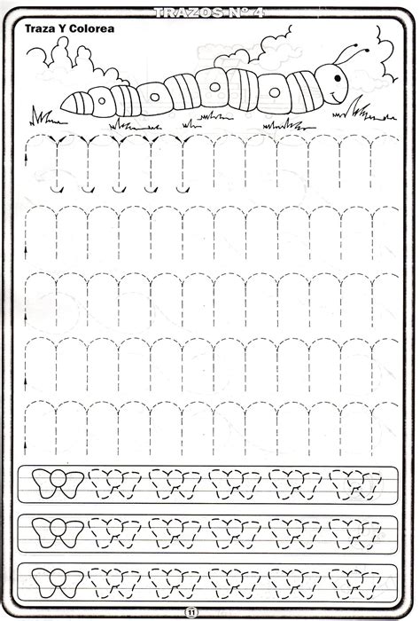 Imagenes De Trazos Para Preescolar Minadora
