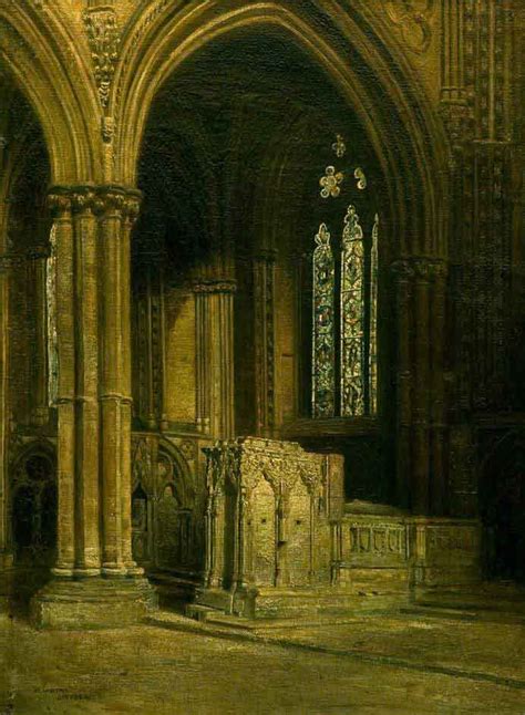 Lincoln Cathedral By William Logsdail Art Reproduction From Cutler Miles