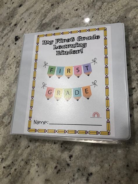 First Grade Learning Binder Extended 69 Interactive Pages Etsy