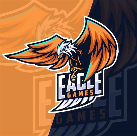 Premium Vector Eagle Games Mascot Esport Logo Design