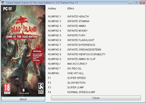 Dead Island Trainer 17 10 Game Of The Year Edition Grizzly