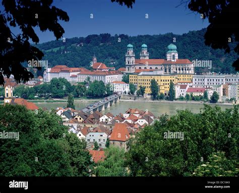 Inn River Passau Germany Stock Photo Alamy
