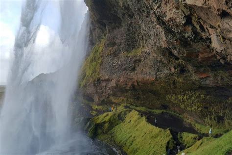 Icelands Seljalandsfoss Waterfall Is Almost 200 Feet High And Has A