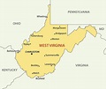 ウェストバージニア州ベクトル マップ - ウェストバージニア州のベクターアート素材や画像を多数ご用意 - ウェストバージニア州, 地図 ...