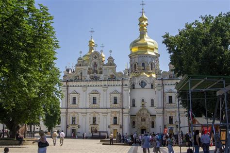 Cathedral Of The Dormition Perchersk Lavra Kyiv Ukraine Editorial