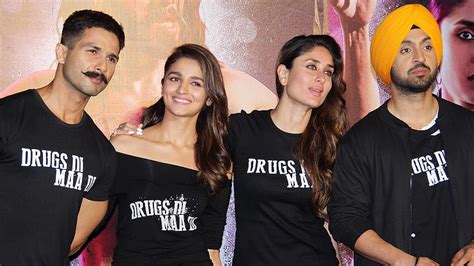 Udta Punjab Film Star Shahid Kapoor Alia Bhatt Kareena Kapoor And Diljit Dosanjh Hd Wallpaper