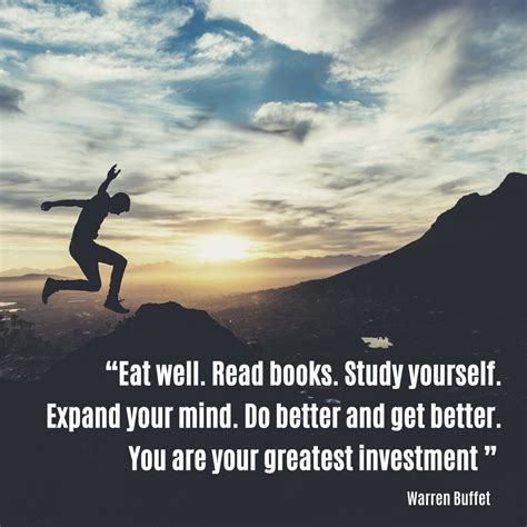Eat Well Read Books Study Yourself Expand Your Mind Do Better And