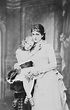 Duchess Maria Josefa in Bavaria & her daughter, ca. 1885 – costume cocktail