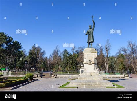 Monument Statue Of Stefan Cel Mare Si Sfant The Great And Holy