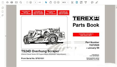 Terex Parts Service 2002