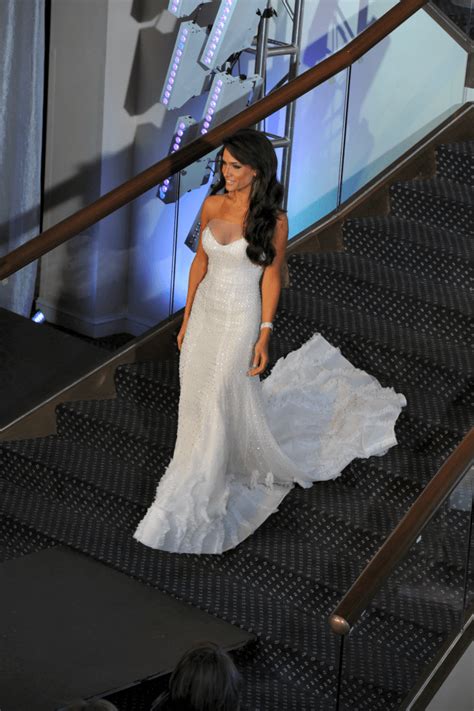 Vincenza Carrieri Russo White Gown For Pageant Vincenza Carrieri Russo