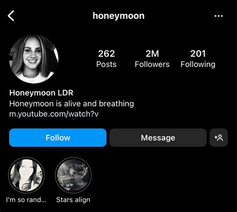 Joey On Twitter Rt Chartlana Lana Del Rey S Instagram Account Honeymoon Is Public Again
