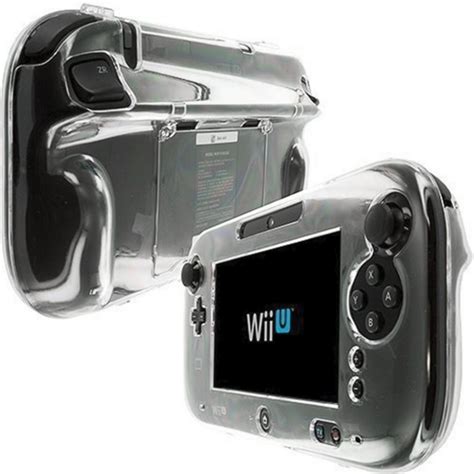 Clear Hard Protective Case Cover For Nintendo Wii U Gamepad Remote
