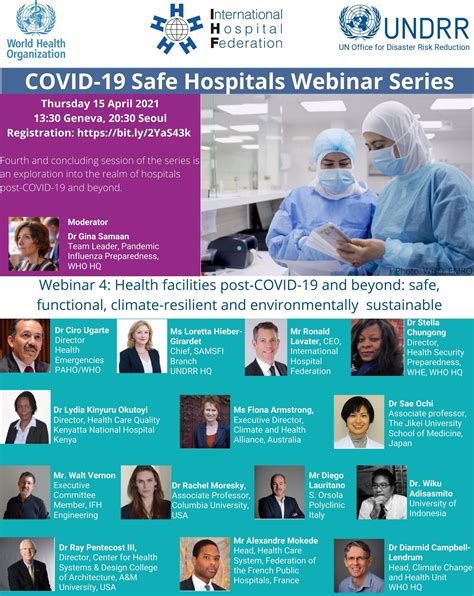 Lessons From The Covid 19 Pandemic Series Undrr Who And Ihf Safe