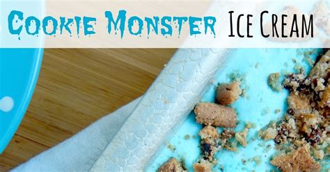 Cookie Monster Ice Cream Allys Sweet And Savory Eats