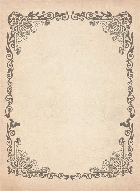 Vintage Paper Old Paper Background Vintage Borders