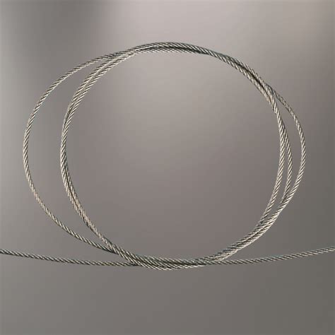 Elingues câble de levage sur mesures. Cable acier 1,5 mm Long 250 m