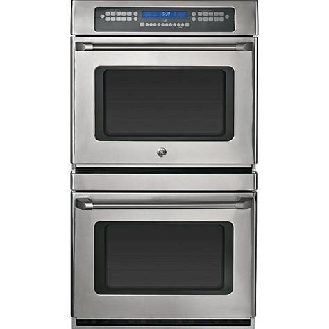 Ge Cafe Series 30 Double Convection Wall Oven Stainless Steel