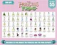 Princess and the frog clipart 55 png images printable disney | Etsy