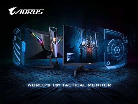 Aorus Announces Worlds First Tactical Gaming Monitorad27qd