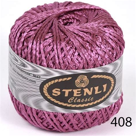 Viscose Silk Yarn Shiny Crochet Thread Rayon Lace Glitter Etsy