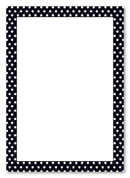 14 Awesome Black And White Polka Dot Border Clip Art Clip Art Borders