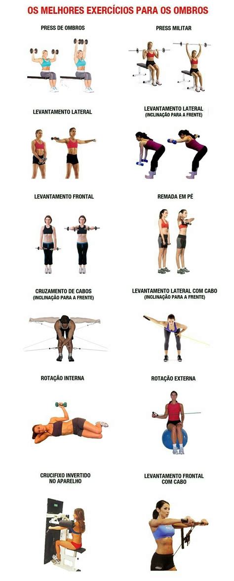 An Exercise Poster Showing Different Exercises For The Body