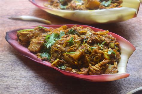 Banana Flower With Potatoes Recipes For The Regular Homecook