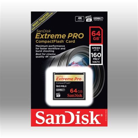 Sandisk Extreme Pro Cfxp 64gb Compactflash 160mbs Sdcfxps 064g