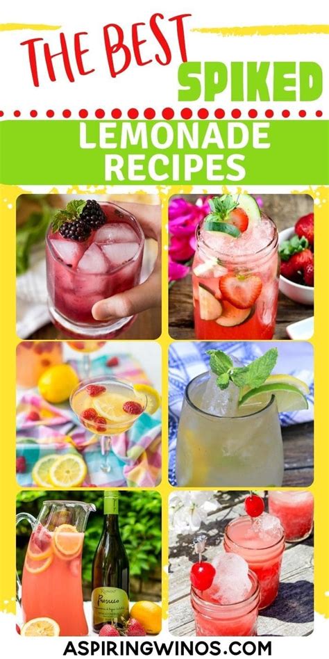 Best Spiked Lemonade Recipes Aspiring Winos