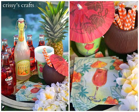 We really enjoyed the experience and although the hawaiian islands are part of the united states (not a country) the have a very distinct culture so we though we would give it a section of its own. Crissy's Crafts: Luau Party Ideas