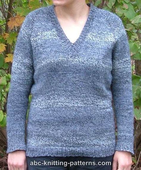 You'll also need to know knitting techniques such as how to increase with yarn overs this knitted neck warmer is a simple knitting project that knits up with your favorite dk weight yarn. ABC Knitting Patterns - Top Down V-Neck Raglan Sweater ...