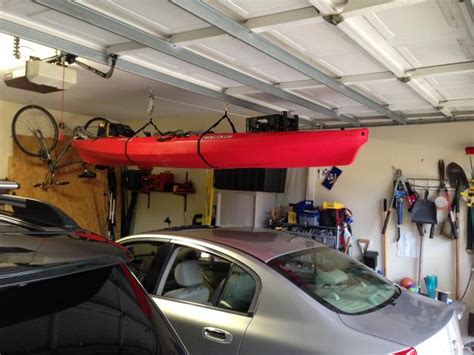 Hanging Kayak Garage Ceiling Dandk Organizer