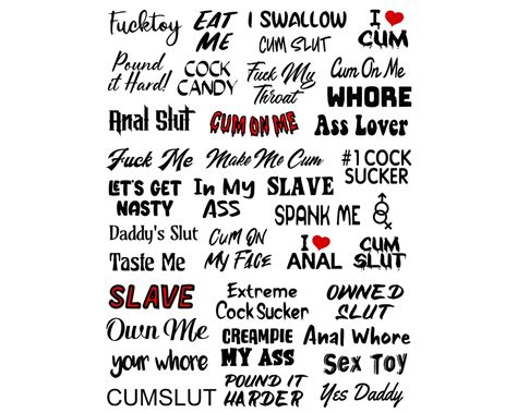 37 kinky temporary tattoos sexy adult body art naughty sexy bdsm slave fantasy sex fetish