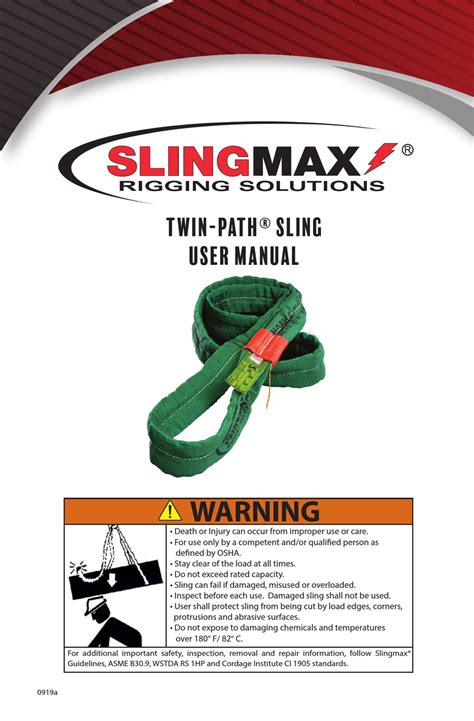 Slingmax Twin Path User Manual Pdf Download Manualslib
