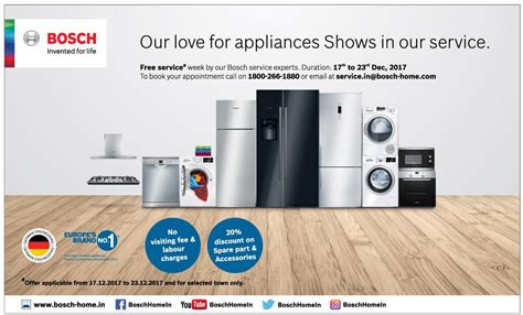 Bosch Our Love For Appliances Shows In Our Service Ad Advert Gallery