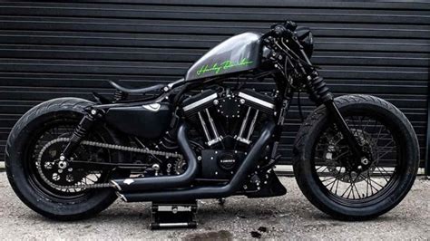 Harley Davidson Sportster Iron Hooligan Green Line Limitless Customs