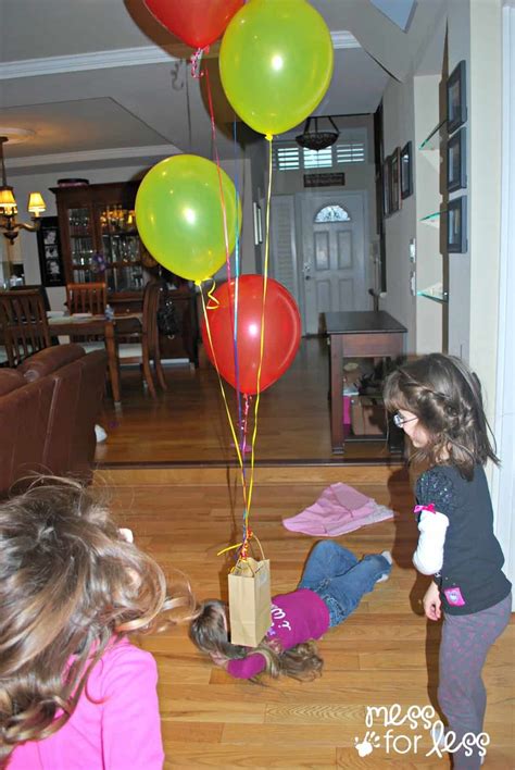 Simple Science How Many Balloons Can Lift A Bag Mess For Less