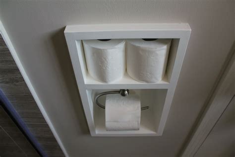 Typically it will be used by a large amount of people of varying shapes and sizes so hitting in the middle is optimal. Turtles and Tails: Recessed Toilet Paper Holder (aka ...