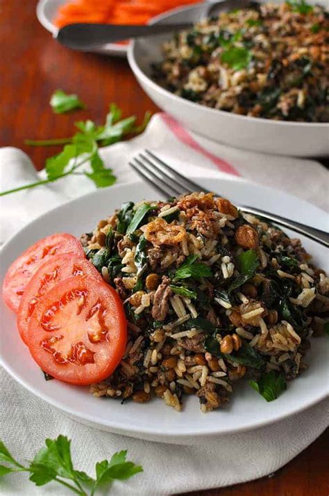 The best middle eastern rice recipes. Middle Eastern Lamb and Lentil Rice Pilaf | RecipeTin Eats