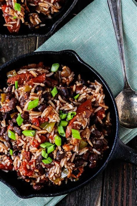Easy Black Beans And Rice With Smoked Sausage Easy Black Beans And