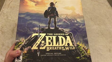 The Legend Of Zelda Breath Of The Wild Special Edition Unboxing Youtube